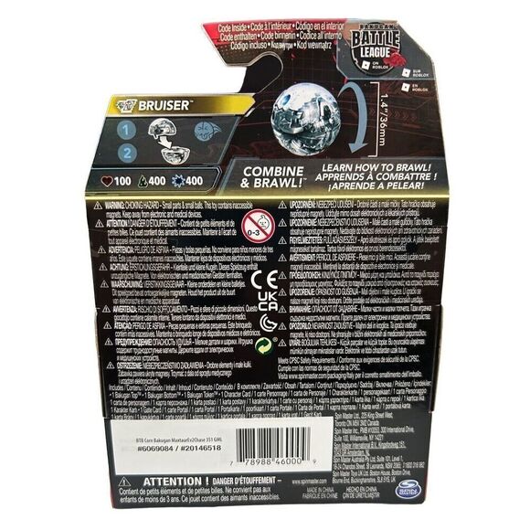 Bakugan Gen 3 Wave 3 Diamond Titanium Bruiser HTF Rare 20146518 Chase - Picture 4 of 4